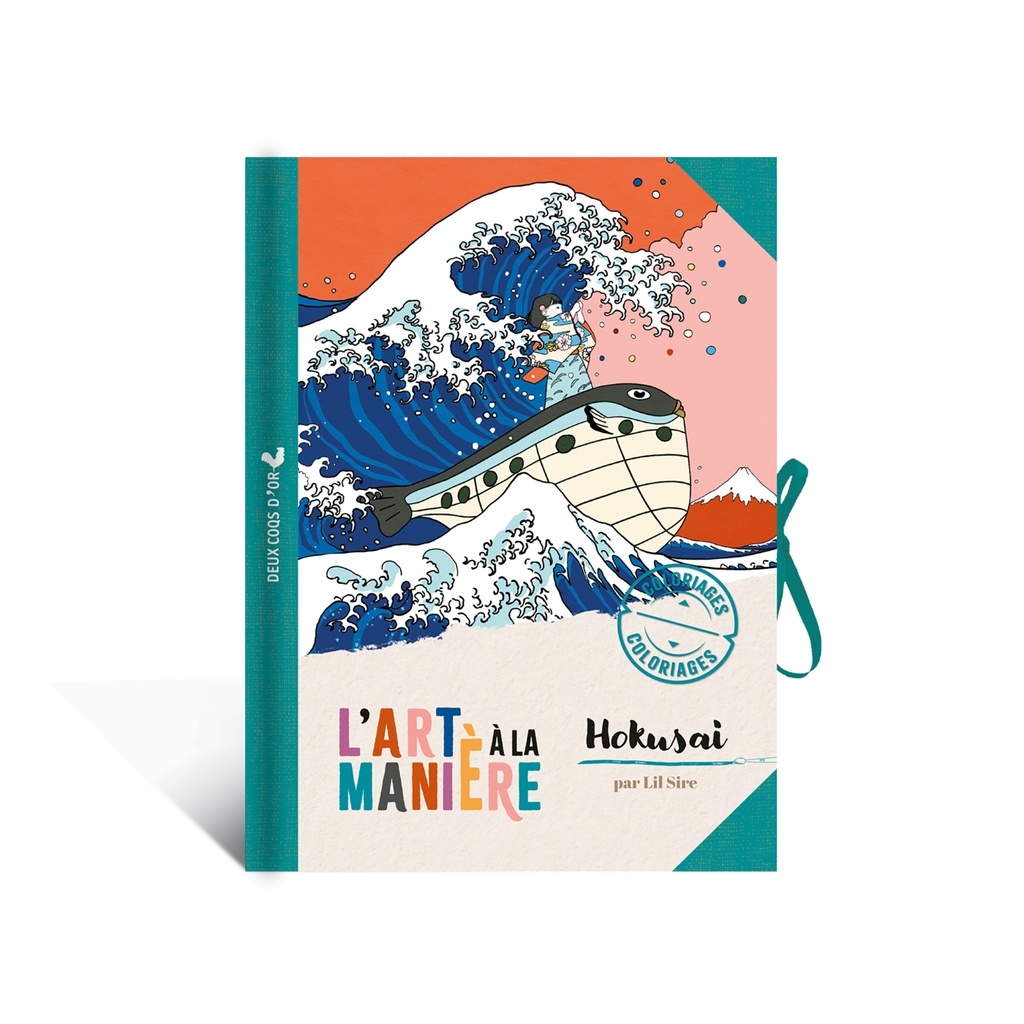 L'art à la manière - coloriages hokusai