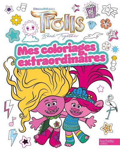 Les trolls - coloriages extraordinaires