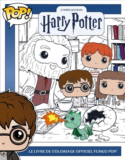 Coloriage funko Harry Potter