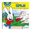 Les incollables - mes coloriages magiques Simon - spécial lettres - moyenne section