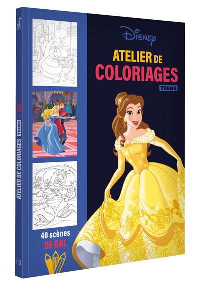 Disney teens - atelier de coloriages - scènes de bal