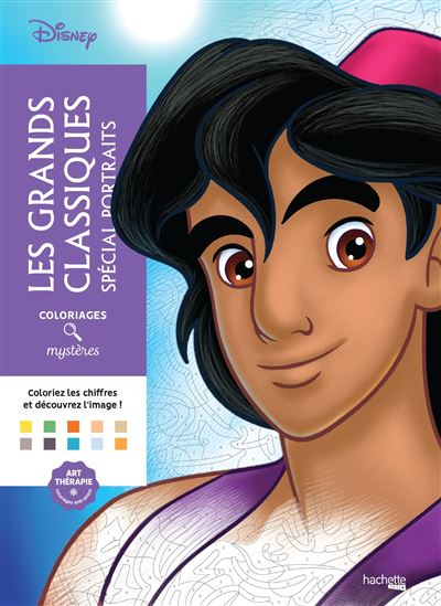 Coloriages mystères - grands classiques spécial portraits