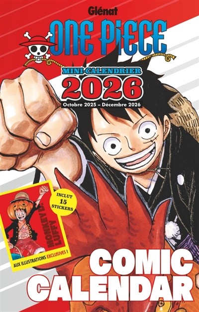 One Piece - Mini-calendrier 2026