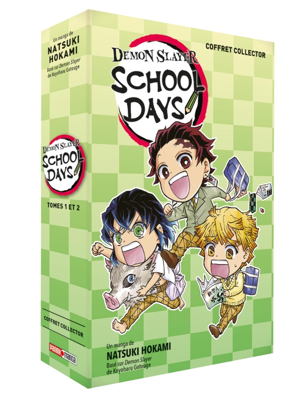 Demon Slayer School Days - Tome 1 et Tome 2 - Coffret 