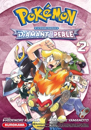 Pokémon La grande aventure Diamant perle - platine Tome 2