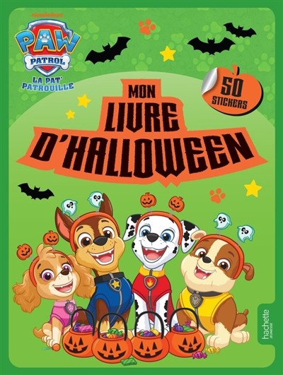 La Pat' Patrouille - Mon livre d'Halloween - 50 stikers