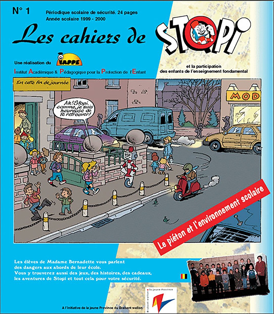 Le piéton et l'environnement scolaire - Cahier n°1