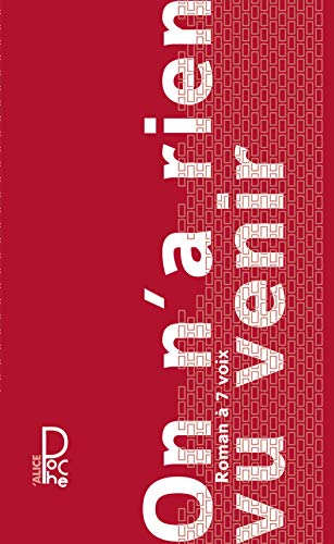 [9782874263958] On n’a rien vu venir