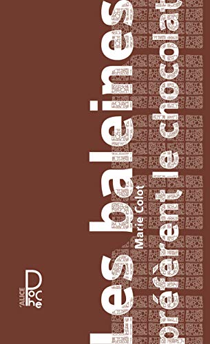 [9782874263996] Les baleines préfèrent le chocolat