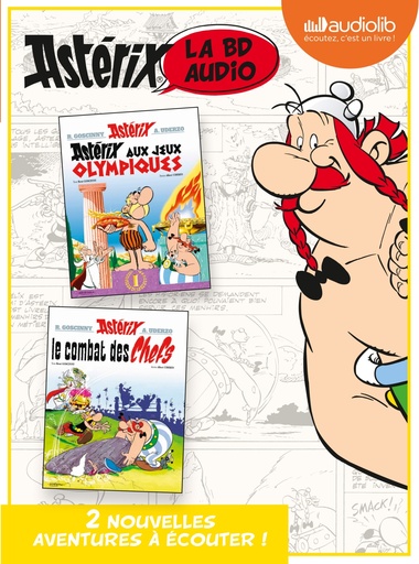 [9791035415310] Astérix - La BD audio avec 2 CD audio : Astérix aux Jeux Olympiques ; Le Combat des chefs - Tome 4