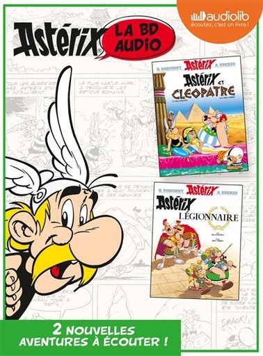 [9791035411404] Astérix - La BD avec 2 CD audio : Astérix et Cléopatre ; Astérix Légionnaire - Tome 3
