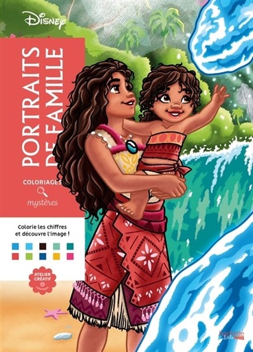 [9782017285878] Coloriages mystères Disney - portraits de famille