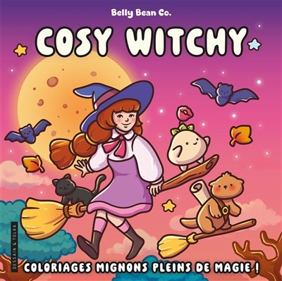 [9782295016959] Cosy witchy - belly bean - coloriages mignons pleins de magie - cosy colo