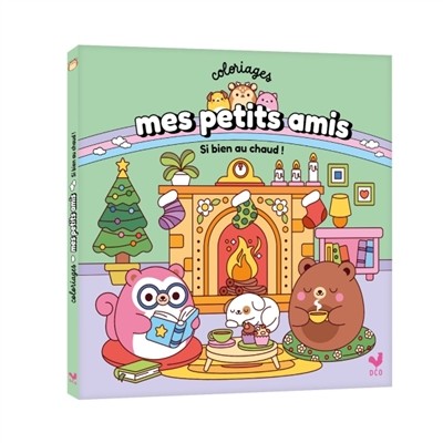 [9782017347040] Coloriages mes petits amis - si bien au chaud !