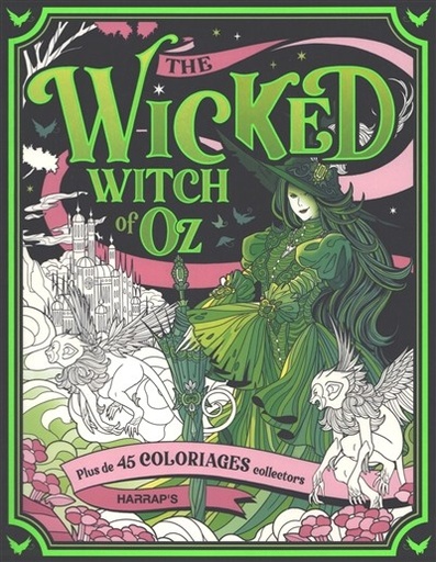 [9782818710180] Carnet de coloriages - the wicked witch of oz
