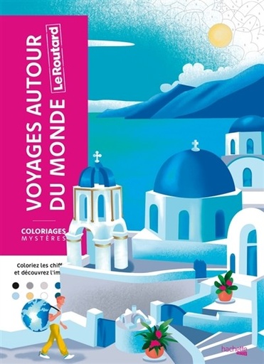 [9782017093497] Coloriages mystères - le routard - voyages autour du monde