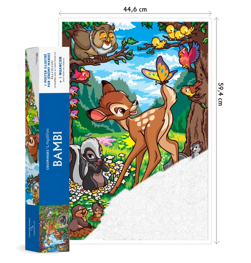 [9782017276425] Coloriage mystère Disney - poster Bambi