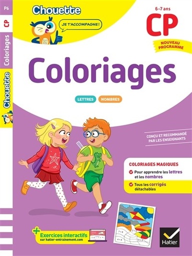 [9782401115071] Coloriages cp - cahier de soutien nouveau programme