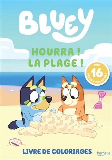 [9782017292067] Bluey - livre de coloriages - hourra ! La plage !