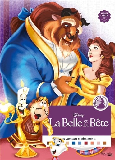 [9782017285908] Coloriages mystères spécial film - la belle et la bête