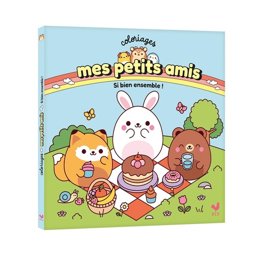 [9782017319115] Coloriages mes petits amis - si bien ensemble !