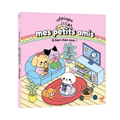 [9782017319122] Coloriages mes petits amis - si bien chez nous !