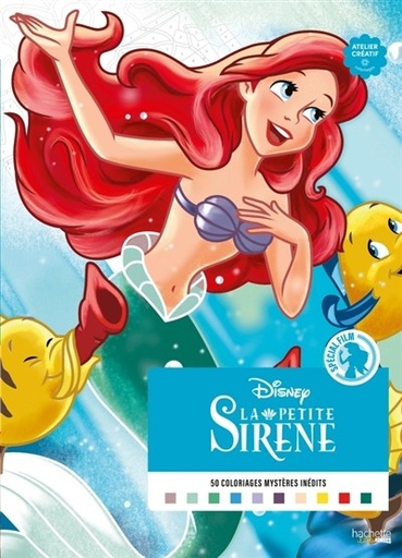 [9782017285793] Coloriages mystères Disney - spécial film : la petite sirène