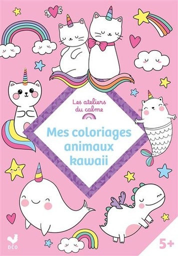 [9782017296669] Mes coloriages animaux kawaii