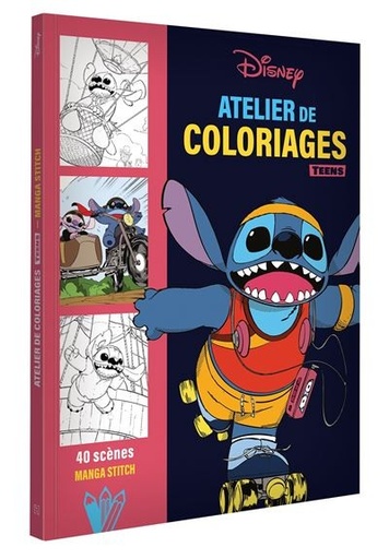 [9782017331261] Disney teens - atelier de coloriages - manga Stitch