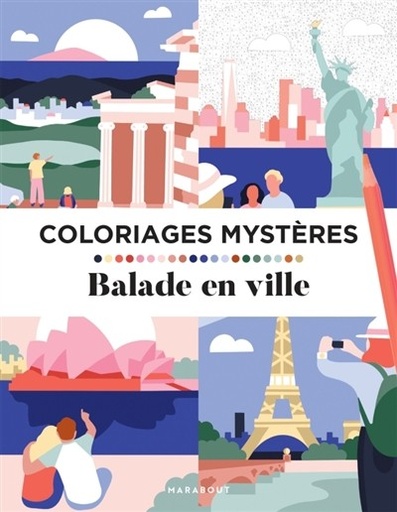[9782501190886] Coloriages mystères - balade en ville