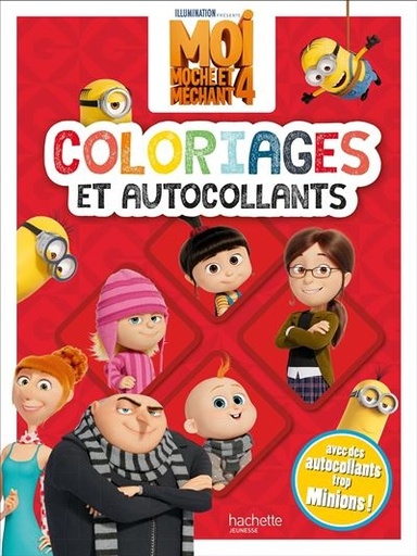[9782017183464] Moi moche et méchant 4 (film) - coloriages et autocollants