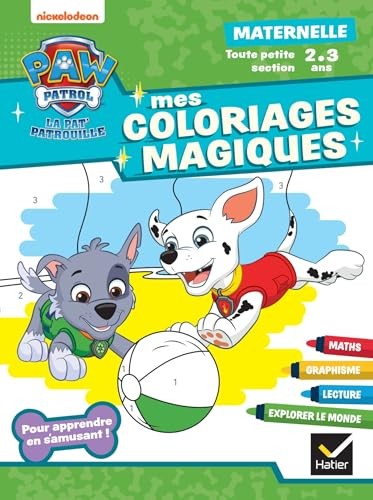 [9782401105300] Mon coloriage magique Pat'patrouille tps - 2 ans