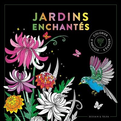 [9782295015853] Black coloriage - jardins enchantes
