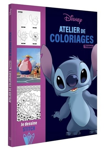 [9782017274230] Disney teens - atelier de coloriages - je dessine Stitch
