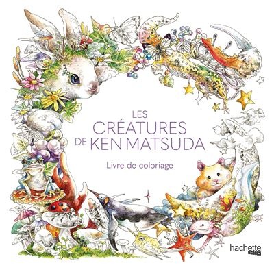 [9782017257004] Les créatures de Ken Matsuda - livre de coloriage