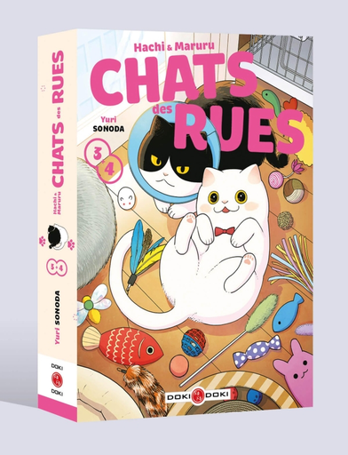 [9791041116058] Hachi & Maruru - Chats des rues - écrin - Tome 3 et Tome 4