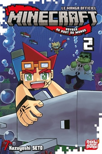 [9782384963638] Minecraft, le manga officiel - Voyage au bout du monde - Tome 2