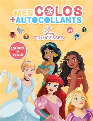 [9782017327356] Disney Princesses - Mes colos + autocollants