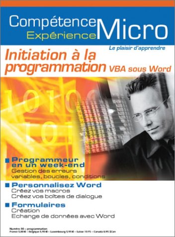 [9782914944205] Initiation à La Programmation VBA Sous Word