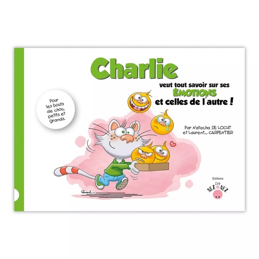 [9782960225334] Charlie veut tout savoir sur ses émotions et celles de l'autre ! - Tome 3